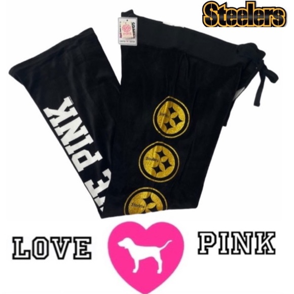 RARE PINK Steelers Victoria’s Secret Pants - Picture 16 of 16